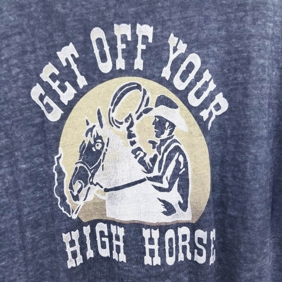 Lucky Brand Venice Burnout Graphic Tee Shirt - Picture 4 of 8